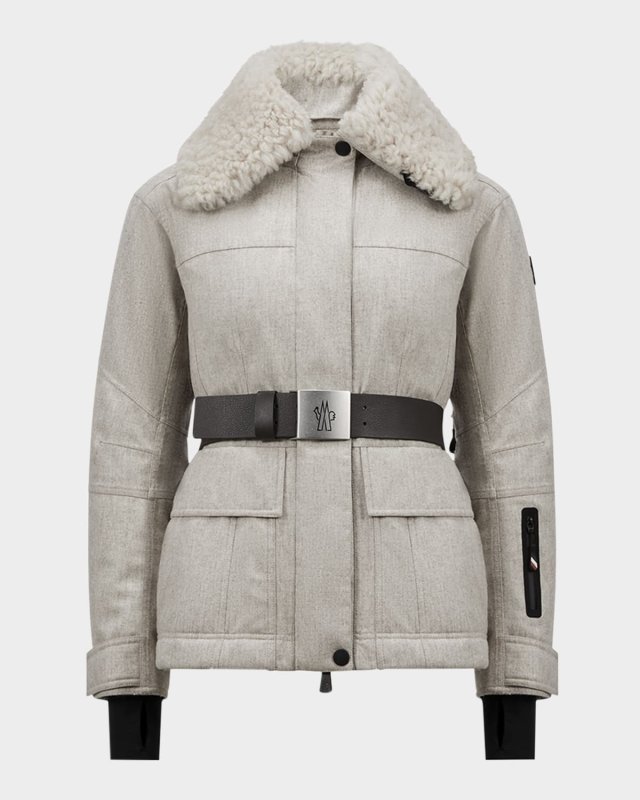 Valloire High-Performance Jacket with Shearling Tri